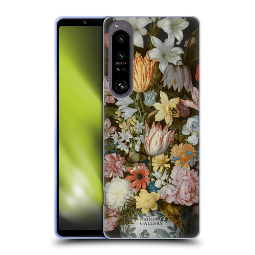 The National Gallery Art A Still Life Of Flowers In A Wan-Li Vase Soft Gel Case for Sony Xperia 1 IV