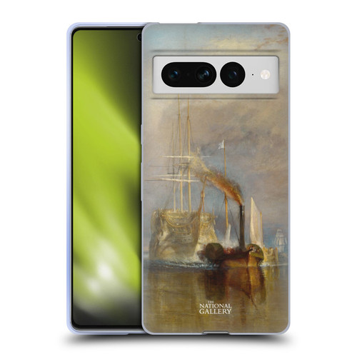 The National Gallery Nature The Fighting Temeraire Soft Gel Case for Google Pixel 7 Pro