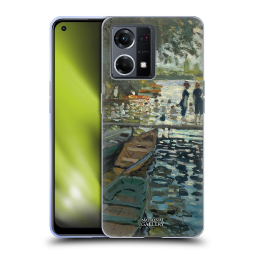 The National Gallery Nature Bathers At La Grenouillére Soft Gel Case for OPPO Reno8 4G