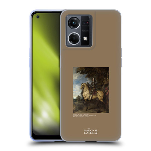 The National Gallery People Equestrian Portrait Of Charles I Soft Gel Case for OPPO Reno8 4G