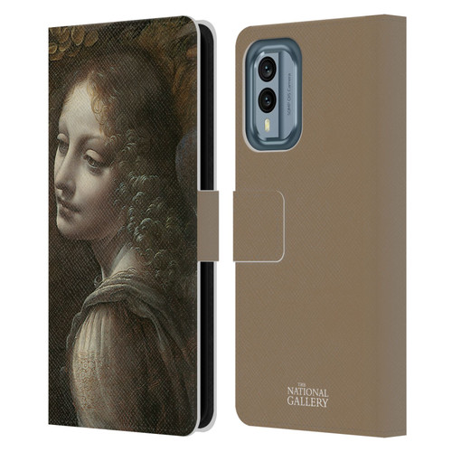 The National Gallery Art The Virgin Of The Rocks Leather Book Wallet Case Cover For Nokia X30