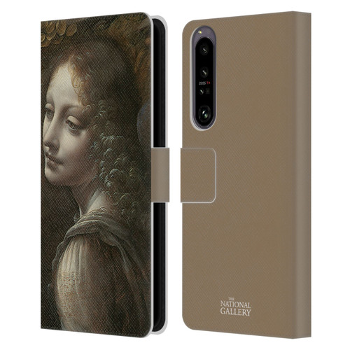 The National Gallery Art The Virgin Of The Rocks Leather Book Wallet Case Cover For Sony Xperia 1 IV