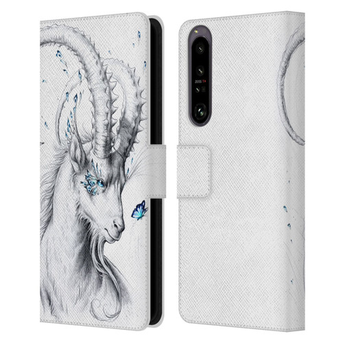 Jonas "JoJoesArt" Jödicke Wildlife Capricorn Leather Book Wallet Case Cover For Sony Xperia 1 IV
