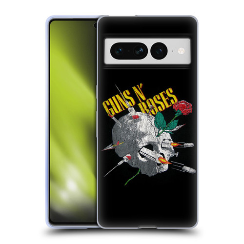 Guns N' Roses Band Art Needles Skull Vintage Soft Gel Case for Google Pixel 7 Pro