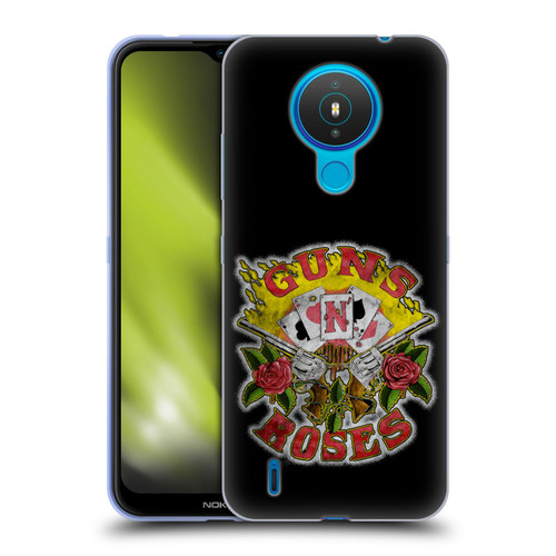 Guns N' Roses Band Art Cards Soft Gel Case for Nokia 1.4
