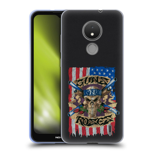 Guns N' Roses Band Art Flag Soft Gel Case for Nokia C21