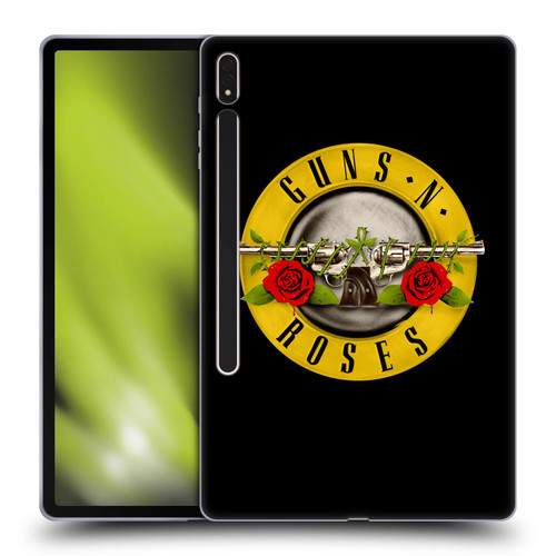 Guns N' Roses Key Art Bullet Logo Soft Gel Case for Samsung Galaxy Tab S8 Plus