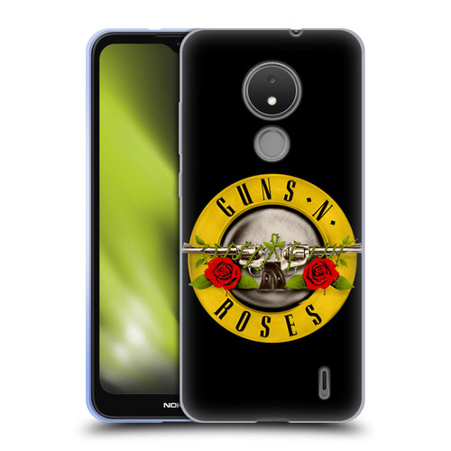 Guns N' Roses Key Art Bullet Logo Soft Gel Case for Nokia C21