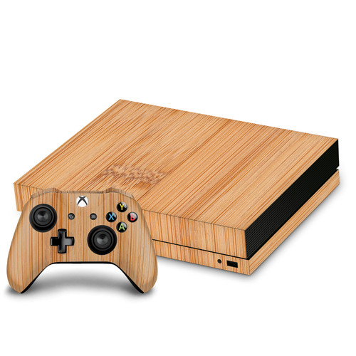 PLdesign Art Mix Light Brown Bamboo Vinyl Sticker Skin Decal Cover for Microsoft Xbox One X Bundle