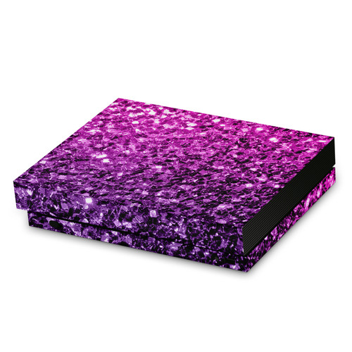 PLdesign Art Mix Purple Pink Vinyl Sticker Skin Decal Cover for Microsoft Xbox One X Console