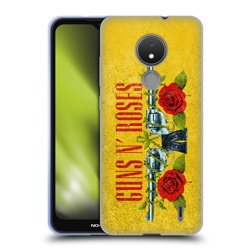 Guns N' Roses Vintage Pistols Soft Gel Case for Nokia C21