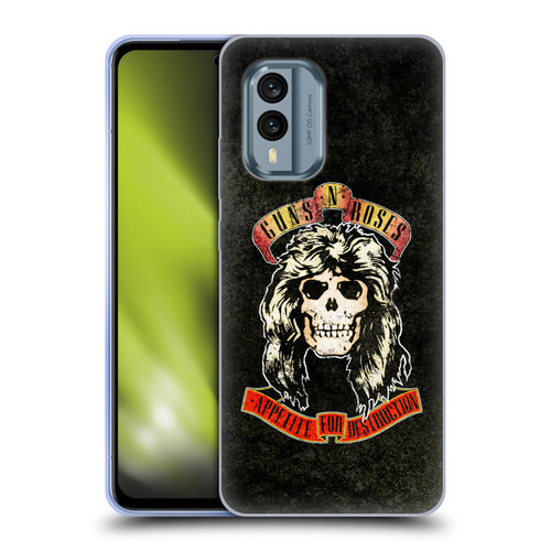 Guns N' Roses Vintage Adler Soft Gel Case for Nokia X30