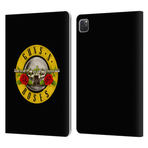 Guns N' Roses Key Art Bullet Logo Leather Book Wallet Case Cover For Apple iPad Pro 11 2020 / 2021 / 2022