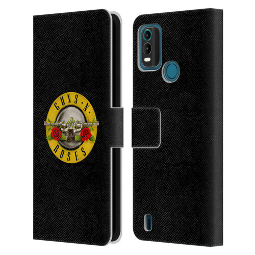 Guns N' Roses Key Art Bullet Logo Leather Book Wallet Case Cover For Nokia G11 Plus