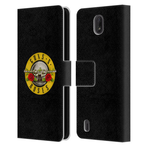 Guns N' Roses Key Art Bullet Logo Leather Book Wallet Case Cover For Nokia C01 Plus/C1 2nd Edition