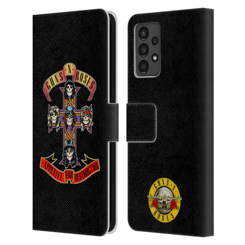 Guns N' Roses Key Art Appetite For Destruction Leather Book Wallet Case Cover For Samsung Galaxy A13 (2022)