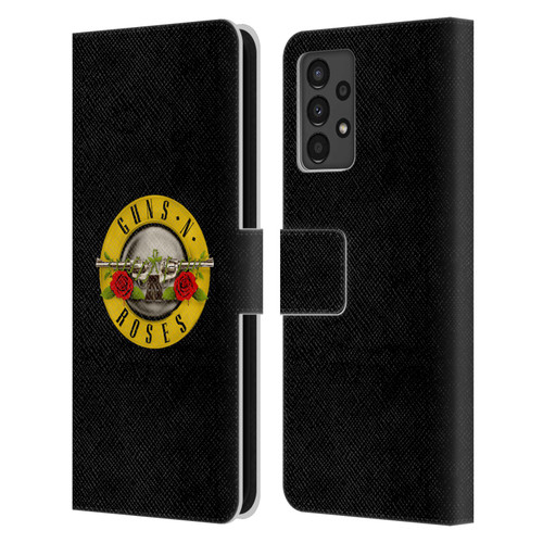 Guns N' Roses Key Art Bullet Logo Leather Book Wallet Case Cover For Samsung Galaxy A13 (2022)