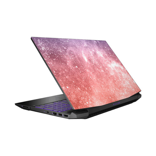 PLdesign Sparkly Coral Coral Abstract Galaxy Vinyl Sticker Skin Decal Cover for HP Pavilion 15.6" 15-dk0047TX