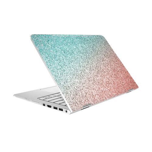 PLdesign Sparkly Coral Coral Pink Viridian Green Vinyl Sticker Skin Decal Cover for HP Spectre Pro X360 G2