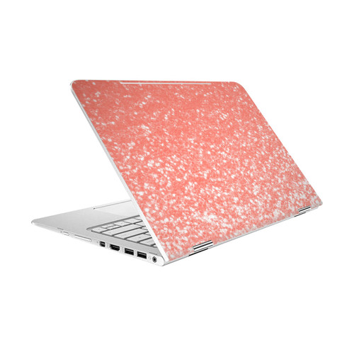 PLdesign Sparkly Coral Light Coral Orange Vinyl Sticker Skin Decal Cover for HP Spectre Pro X360 G2