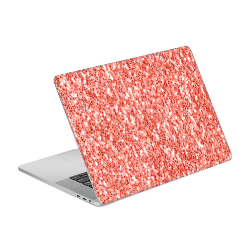 PLdesign Sparkly Coral Coral Sparkle Vinyl Sticker Skin Decal Cover for Apple MacBook Pro 15.4" A1707/A1990