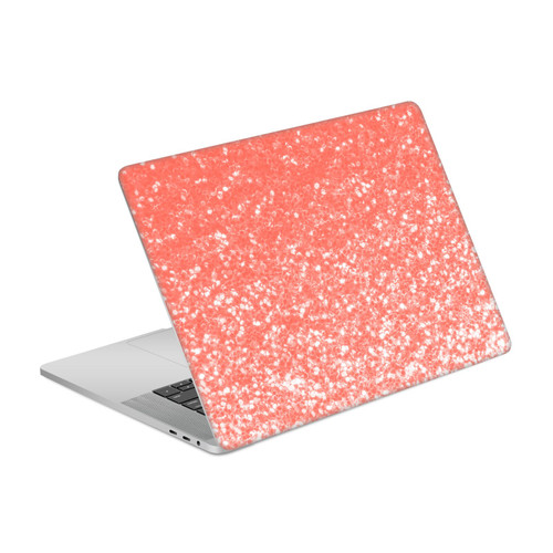 PLdesign Sparkly Coral Light Coral Orange Vinyl Sticker Skin Decal Cover for Apple MacBook Pro 15.4" A1707/A1990