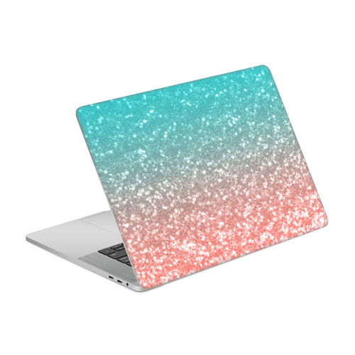 PLdesign Sparkly Coral Living Coral Ombre Vinyl Sticker Skin Decal Cover for Apple MacBook Pro 15.4" A1707/A1990