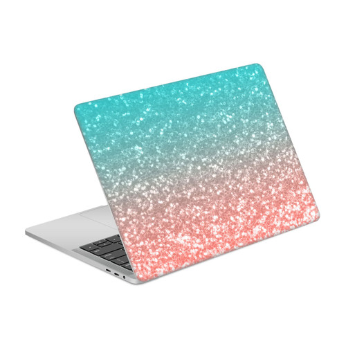 PLdesign Sparkly Coral Living Coral Ombre Vinyl Sticker Skin Decal Cover for Apple MacBook Pro 13.3" A1708