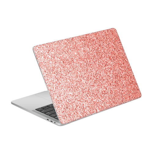 PLdesign Sparkly Coral Light Pink Vinyl Sticker Skin Decal Cover for Apple MacBook Pro 13.3" A1708