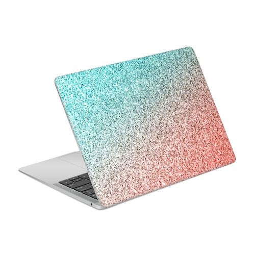 PLdesign Sparkly Coral Coral Pink Viridian Green Vinyl Sticker Skin Decal Cover for Apple MacBook Air 13.3" A1932/A2179