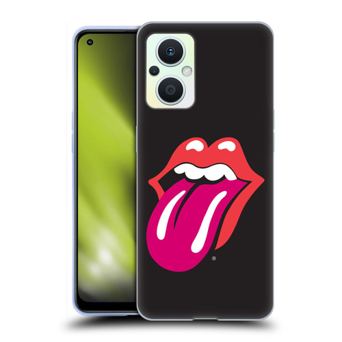 The Rolling Stones Graphics Pink Tongue Soft Gel Case for OPPO Reno8 Lite
