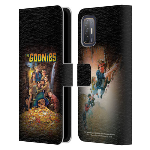 The Goonies Graphics Poster Leather Book Wallet Case Cover For HTC Desire 21 Pro 5G