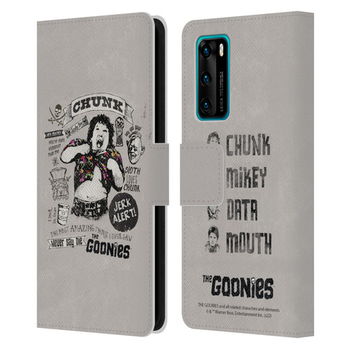 The Goonies Graphics Character Art Leather Book Wallet Case Cover For Huawei P40 5G