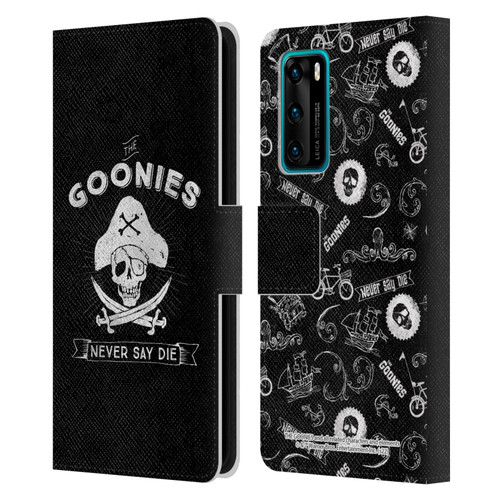 The Goonies Graphics Logo Leather Book Wallet Case Cover For Huawei P40 5G