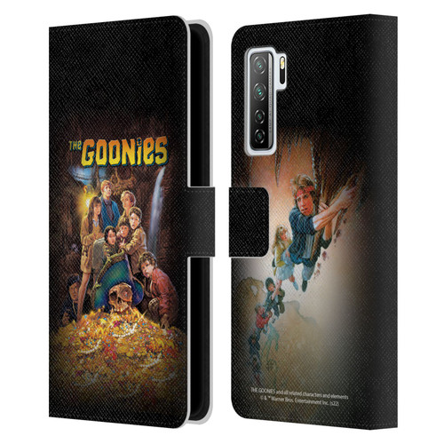 The Goonies Graphics Poster Leather Book Wallet Case Cover For Huawei Nova 7 SE/P40 Lite 5G