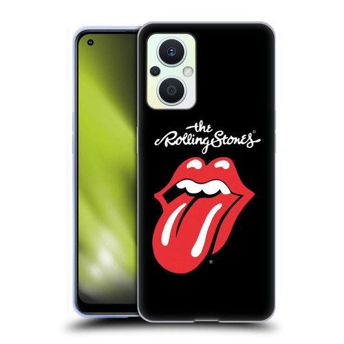 The Rolling Stones Key Art Tongue Classic Soft Gel Case for OPPO Reno8 Lite