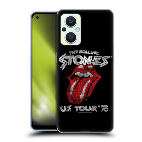 The Rolling Stones Key Art US Tour 78 Soft Gel Case for OPPO Reno8 Lite