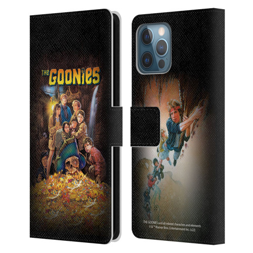 The Goonies Graphics Poster Leather Book Wallet Case Cover For Apple iPhone 12 Pro Max