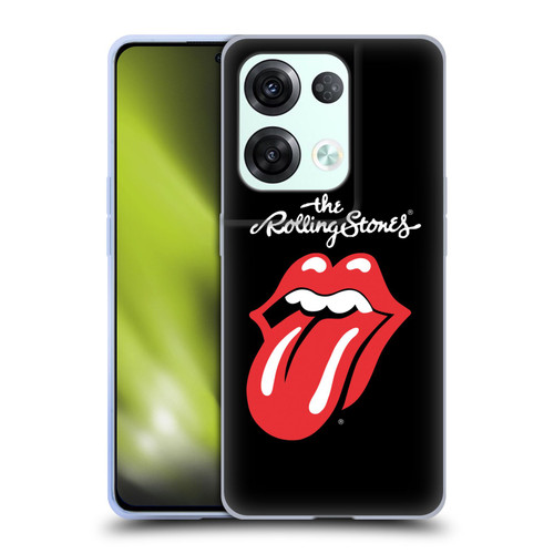 The Rolling Stones Key Art Tongue Classic Soft Gel Case for OPPO Reno8 Pro