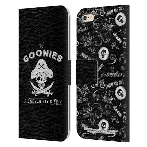The Goonies Graphics Logo Leather Book Wallet Case Cover For Apple iPhone 6 Plus / iPhone 6s Plus