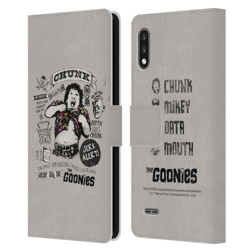 The Goonies Graphics Character Art Leather Book Wallet Case Cover For LG K22