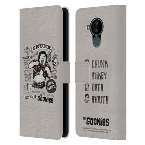 The Goonies Graphics Character Art Leather Book Wallet Case Cover For Nokia C30