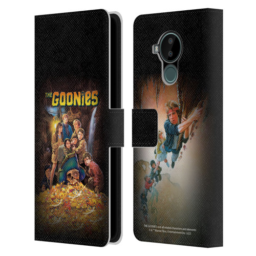 The Goonies Graphics Poster Leather Book Wallet Case Cover For Nokia C30