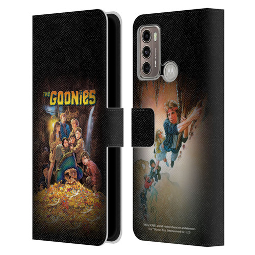 The Goonies Graphics Poster Leather Book Wallet Case Cover For Motorola Moto G60 / Moto G40 Fusion
