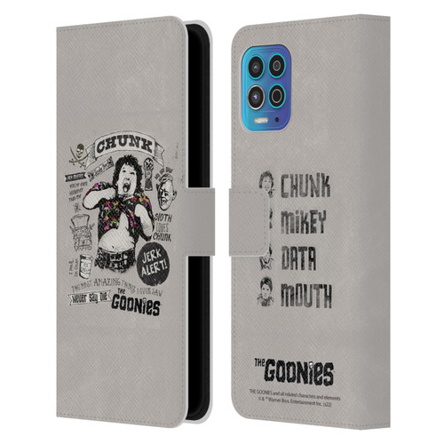 The Goonies Graphics Character Art Leather Book Wallet Case Cover For Motorola Moto G100