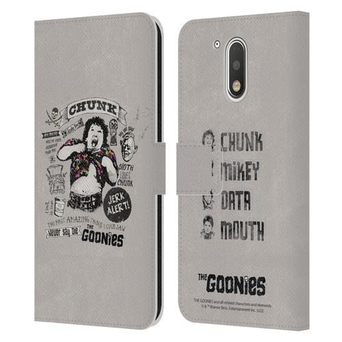 The Goonies Graphics Character Art Leather Book Wallet Case Cover For Motorola Moto G41