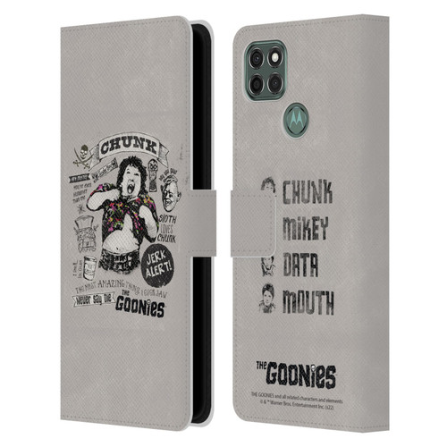 The Goonies Graphics Character Art Leather Book Wallet Case Cover For Motorola Moto G9 Power