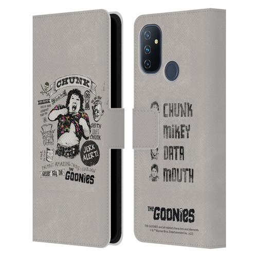 The Goonies Graphics Character Art Leather Book Wallet Case Cover For OnePlus Nord N100