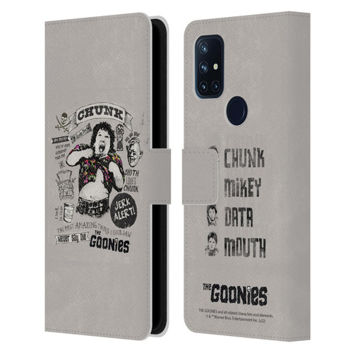 The Goonies Graphics Character Art Leather Book Wallet Case Cover For OnePlus Nord N10 5G