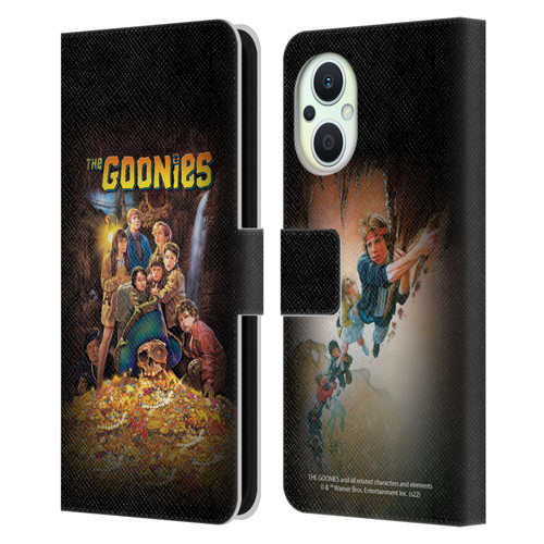 The Goonies Graphics Poster Leather Book Wallet Case Cover For OPPO Reno8 Lite
